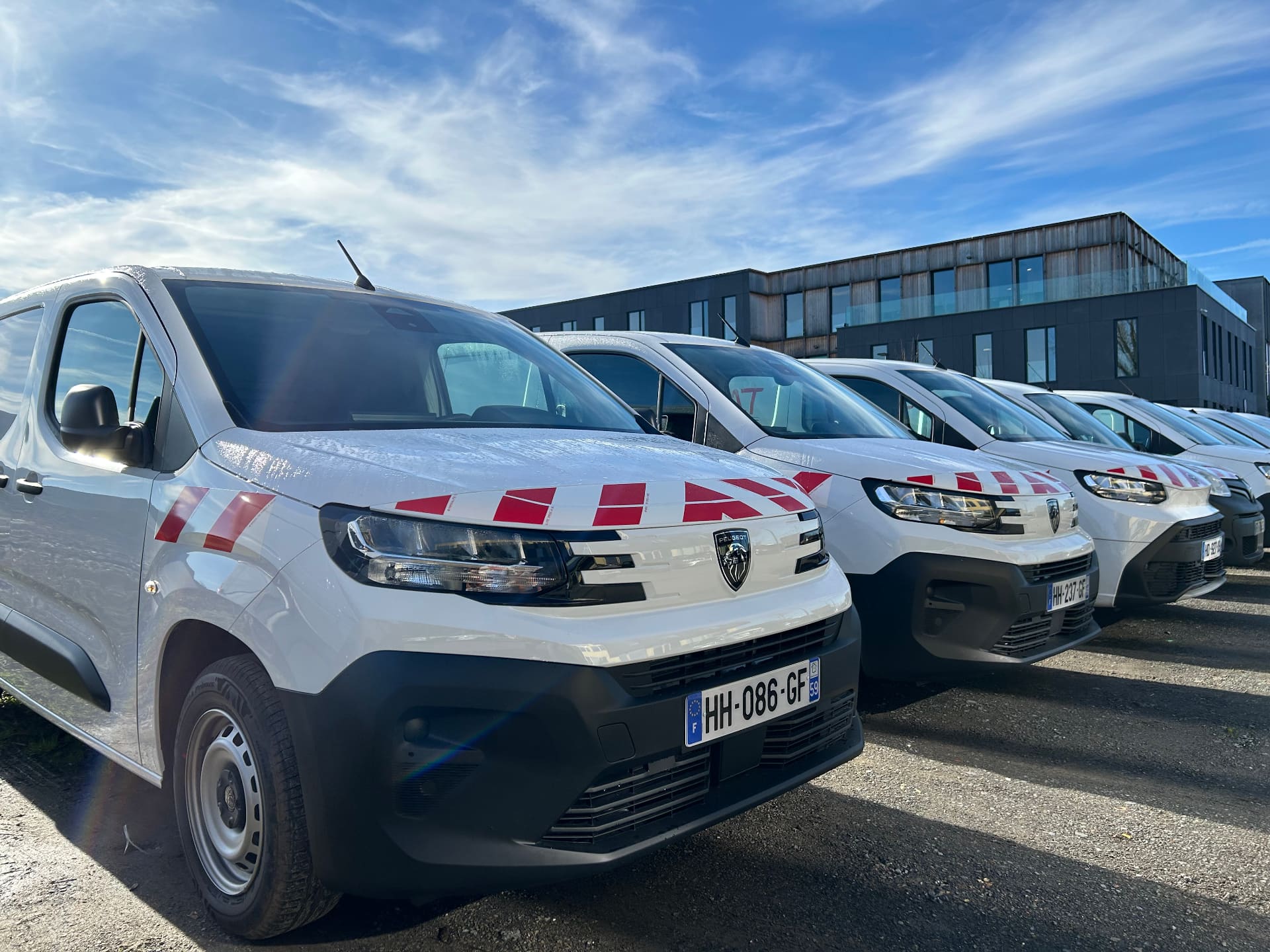 Flotte de véhicules électriques NAT